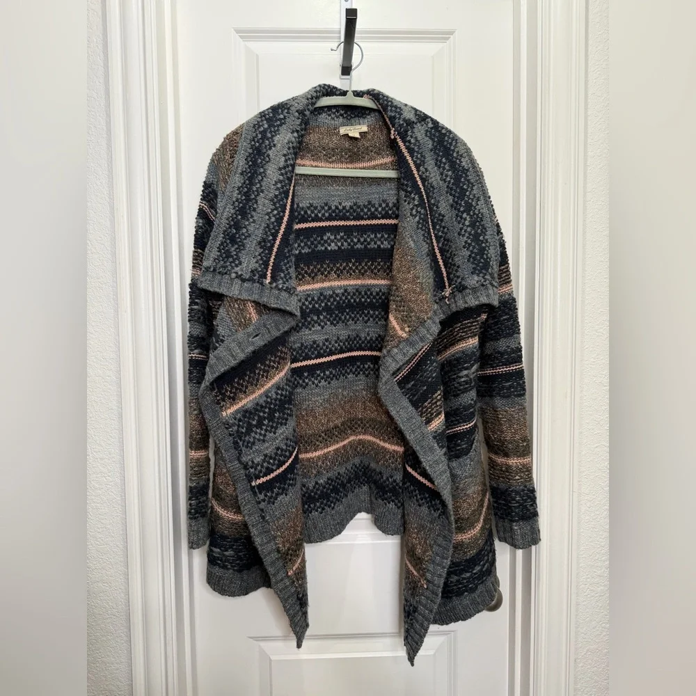 Lucky Brand‎ Women's Multicolor Striped Cardigan size medium